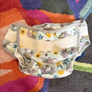Thirsties diaper cover, GUC, size Two, Velcro closure, adjustable snaps